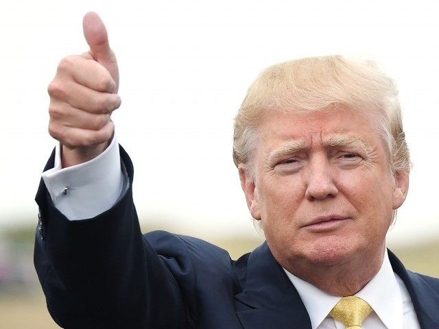 Donald Trump thumb up