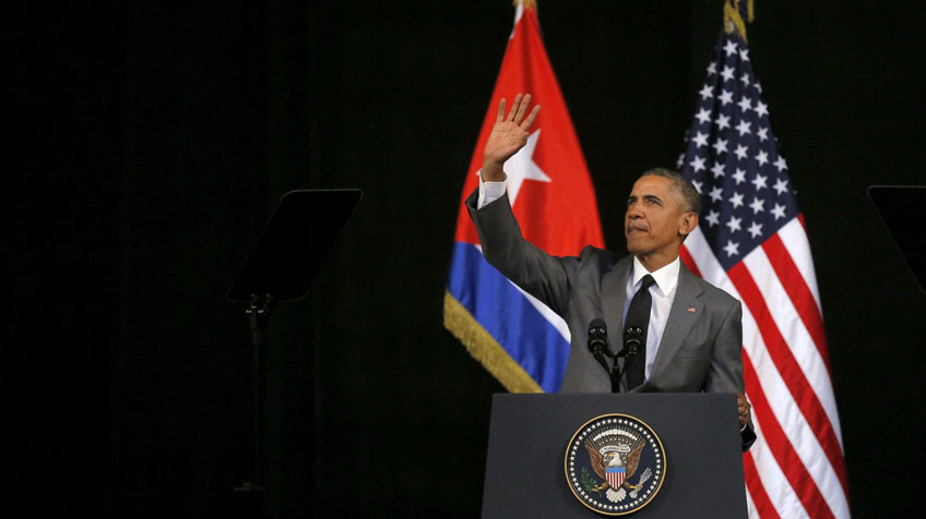 Obama habla en Cuba